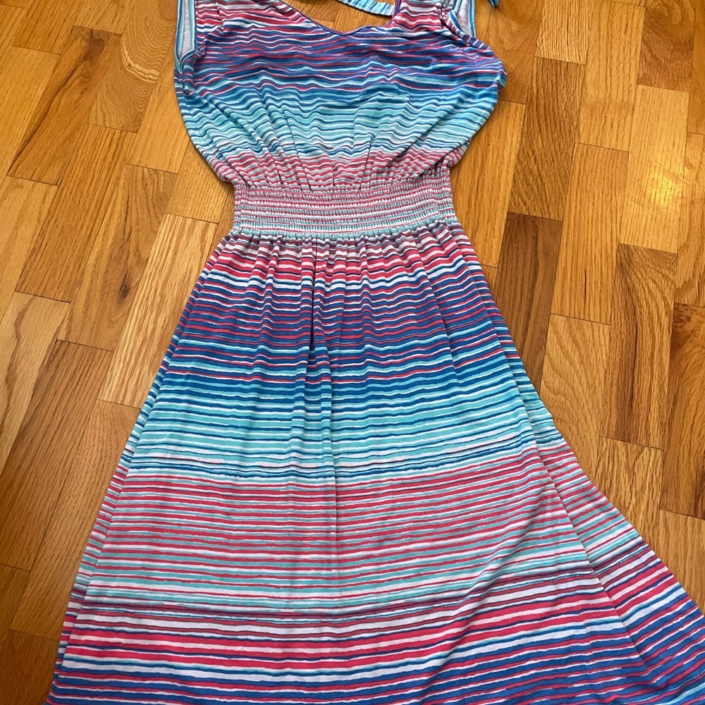 Striped Multicolor Maxi Dress
